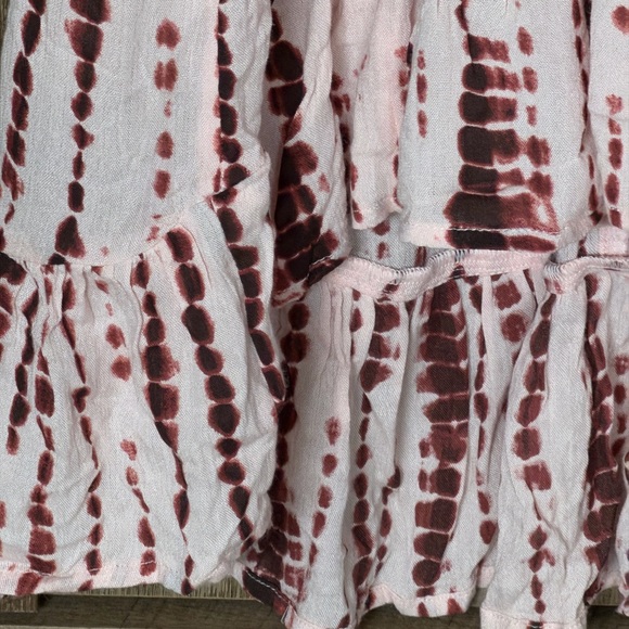 Abercrombie & Fitch Boho Light Weight  Maxi Skirt Hi-Low Ruffle Size S - Picture 5 of 13